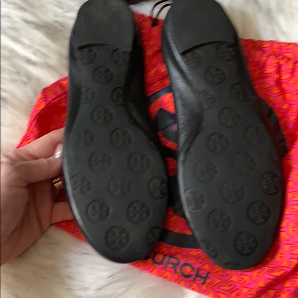 Tory Burch Classic Reva Ballet black flats - Picture 7 of 8